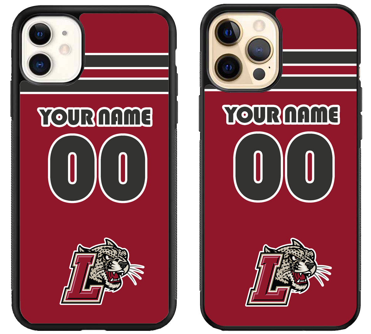 Custom Personalized Lafayette Leopards iPhone 12 | 12 Mini | 12 Pro | 12 Pro Max Case