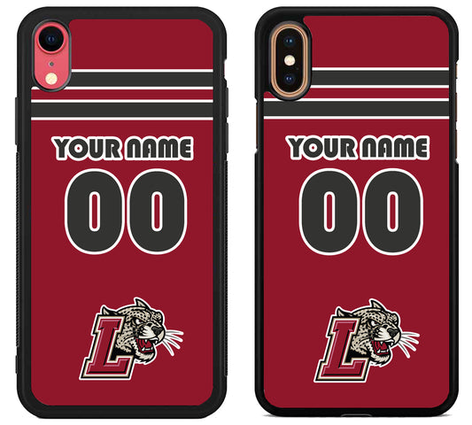 Custom Personalized Lafayette Leopards iPhone X | Xs | Xr | Xs Max Case