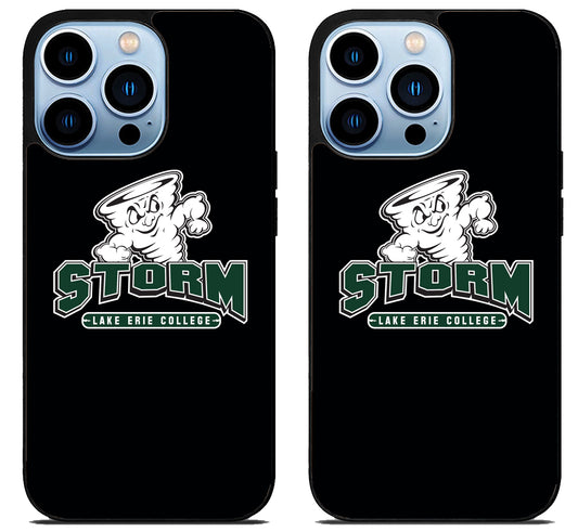Lake Erie Storm Black iPhone 15 Pro | iPhone 15 Pro Max Case
