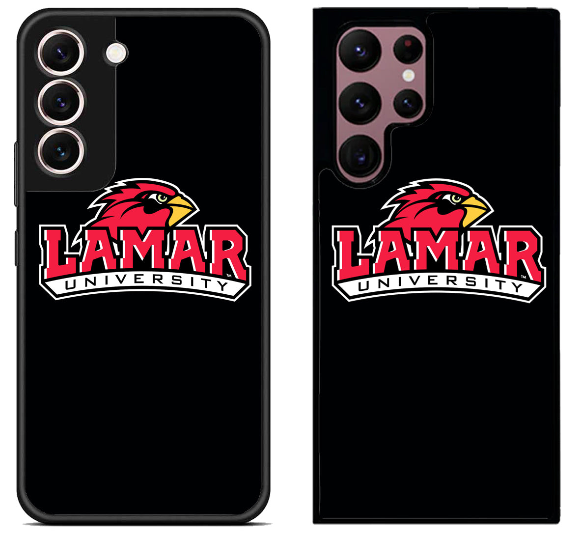 Lamar Cardinals University Black Samsung Galaxy S22 | S22+ | S22 Ultra Case