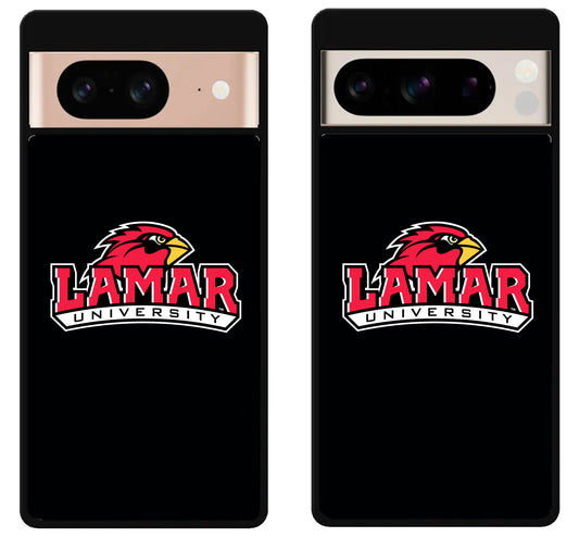 Lamar Cardinals University Black Google Pixel 8 | 8 Pro Case