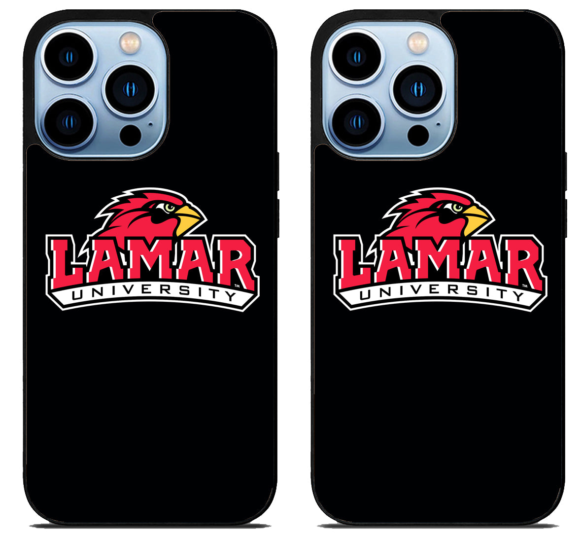 Lamar Cardinals University Black iPhone 15 Pro | iPhone 15 Pro Max Case