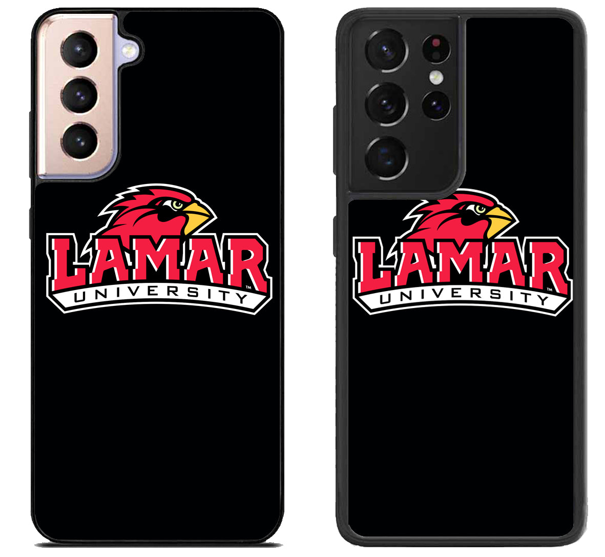 Lamar Cardinals University Black Samsung Galaxy S21 | S21 FE | S21+ | S21 Ultra Case