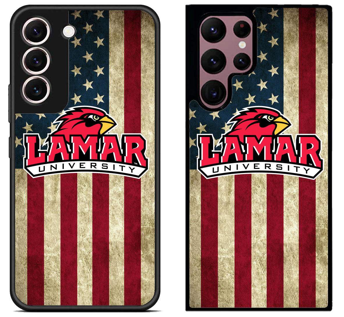 Lamar Cardinals University Flag Samsung Galaxy S22 | S22+ | S22 Ultra Case