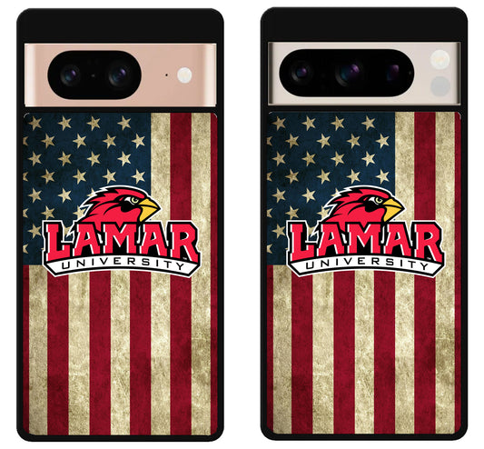Lamar Cardinals University Flag Google Pixel 8 | 8 Pro Case
