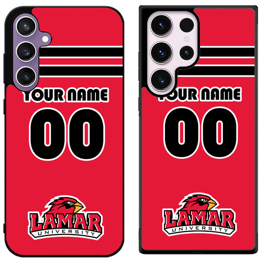 Custom Personalized Lamar Cardinals Samsung Galaxy S24 | S24+ | S24 Ultra Case