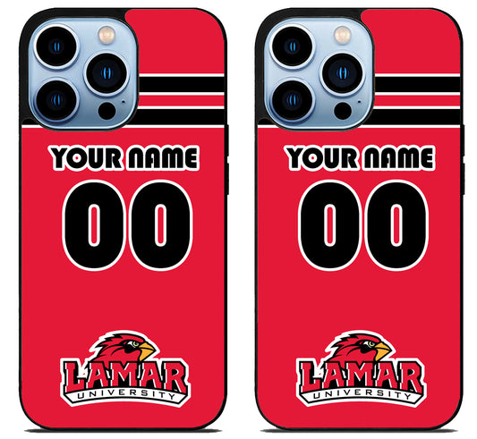 Custom Personalized Lamar Cardinals iPhone 15 Pro | iPhone 15 Pro Max Case