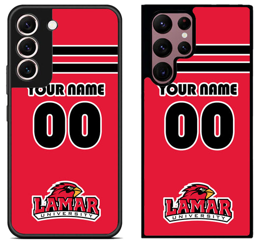 Custom Personalized Lamar Cardinals Samsung Galaxy S22 | S22+ | S22 Ultra Case