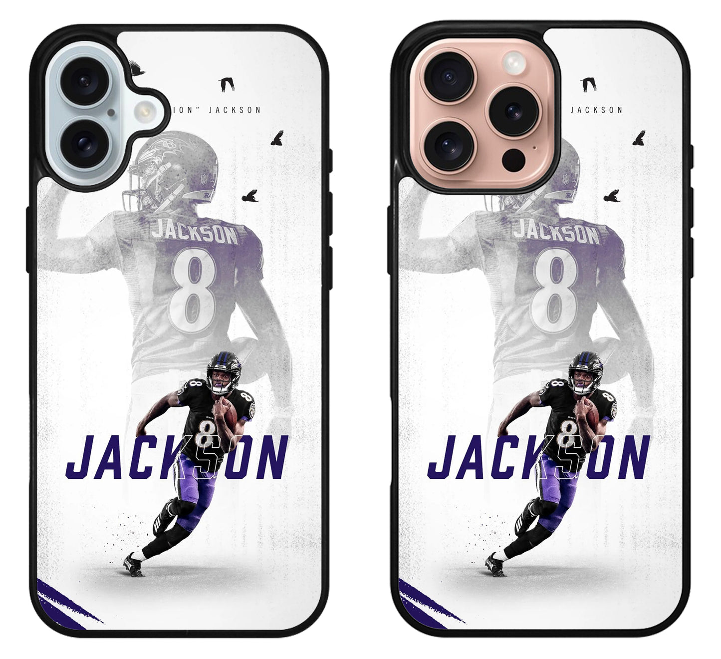 Lamar Jackson Baltimore Ravens Action iPhone 16 | 16 Plus | 16 Pro | 16 Pro Max Case