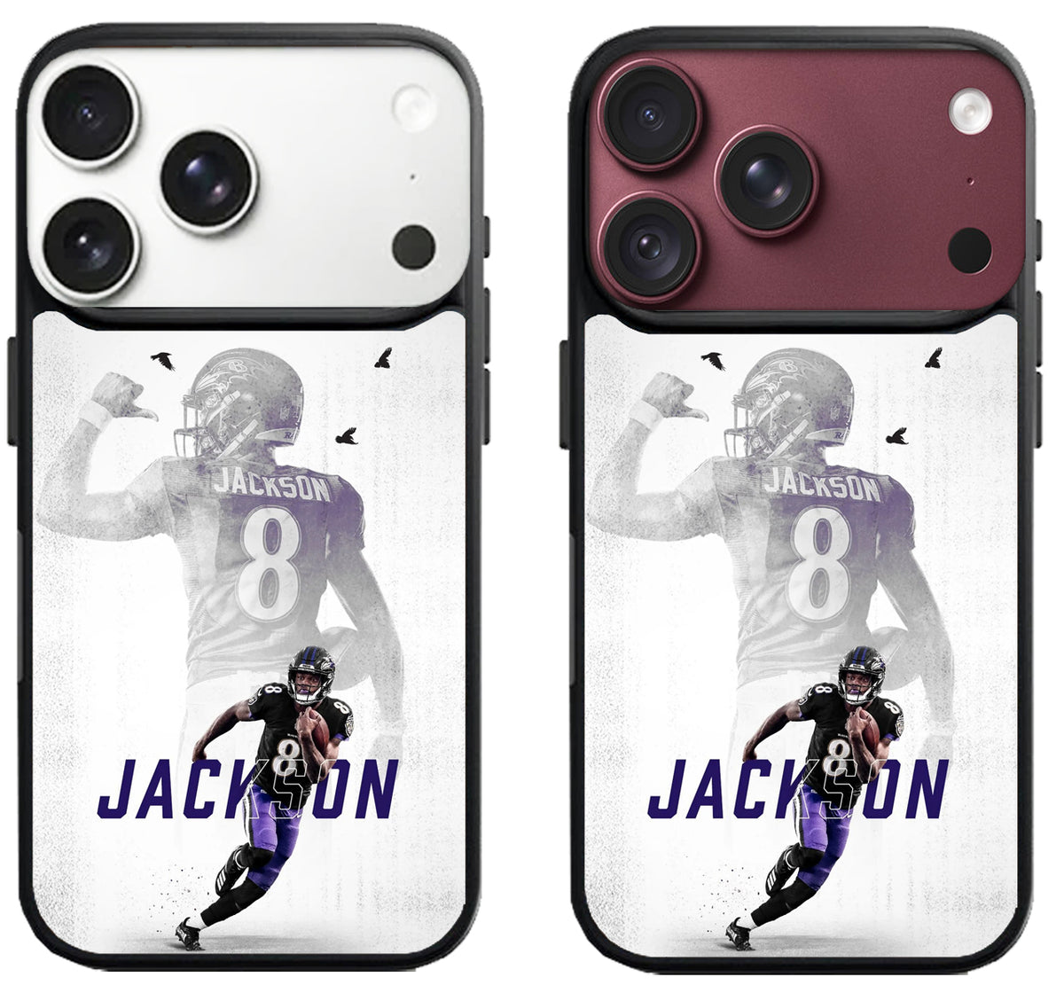 Lamar Jackson Baltimore Ravens Action iPhone 18 Pro | 18 Pro Max Case
