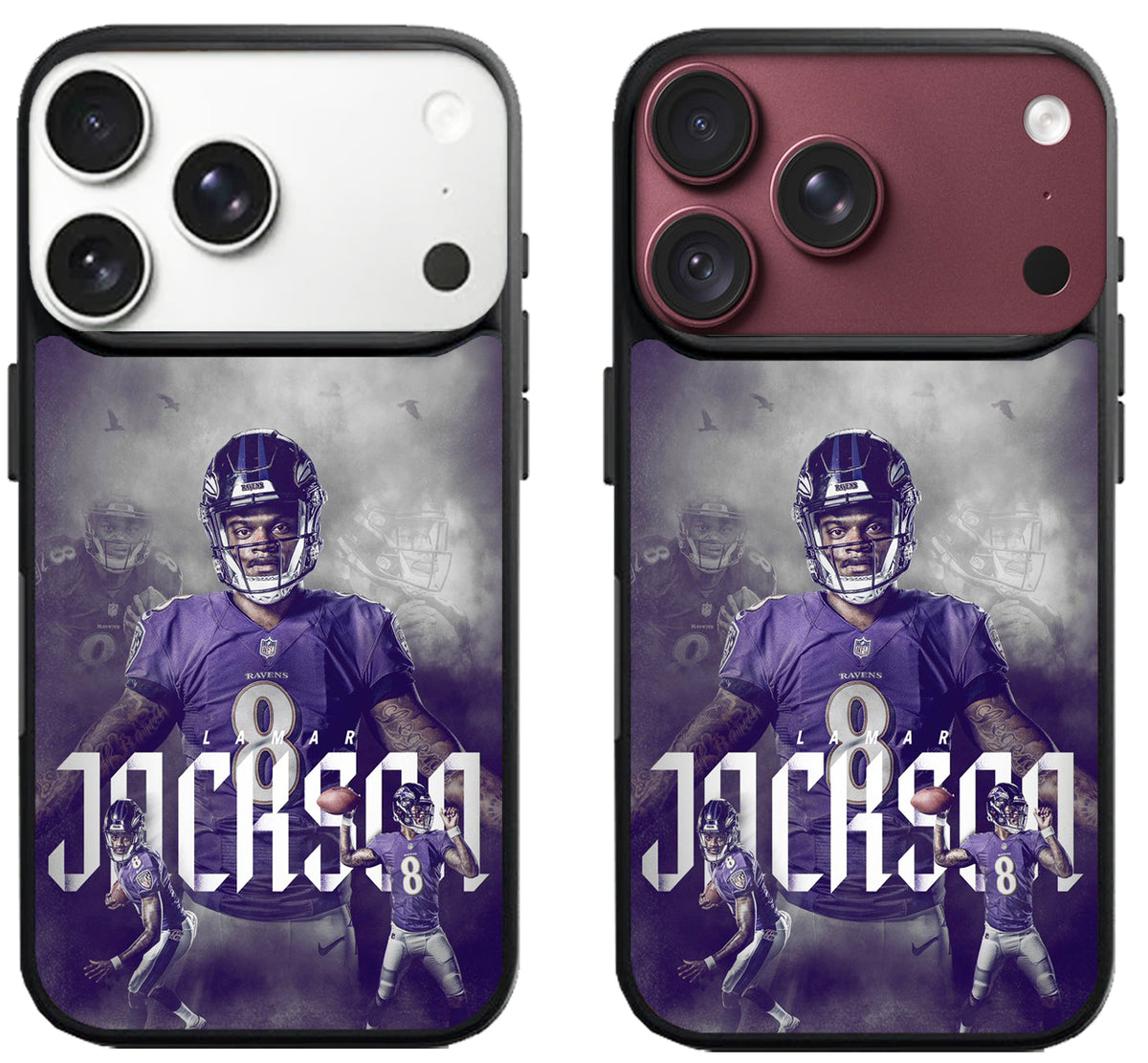 Lamar Jackson Baltimore Ravens iPhone 18 Pro | 18 Pro Max Case