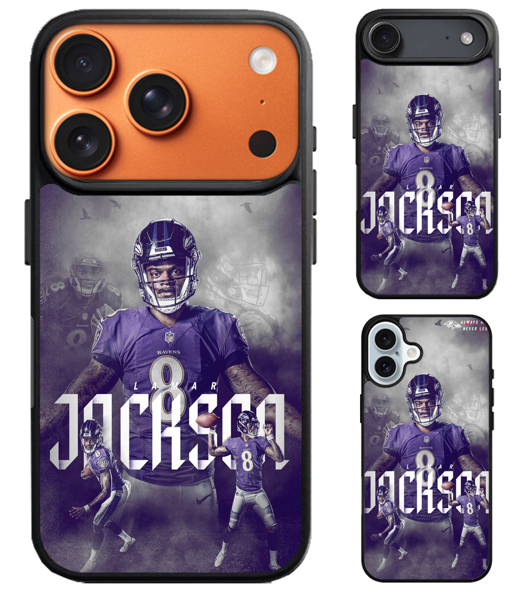 Lamar Jackson Baltimore Ravens iPhone Air | iPhone 17 | 17 Pro | 17 Pro Max Case