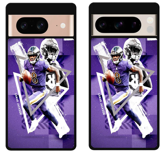 Lamar Jackson NFL Baltimore Ravens Google Pixel 8 | 8 Pro Case