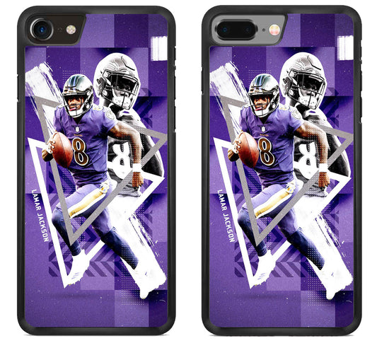 Lamar Jackson NFL Baltimore Ravens iPhone 8 | 8 Plus Case