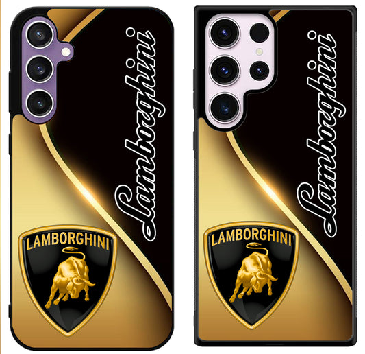 Lamborghini Black Gold Samsung Galaxy S24 | S24+ | S24 Ultra Case