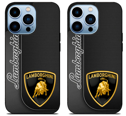 Lamborghini Black Logo iPhone 15 Pro | iPhone 15 Pro Max Case