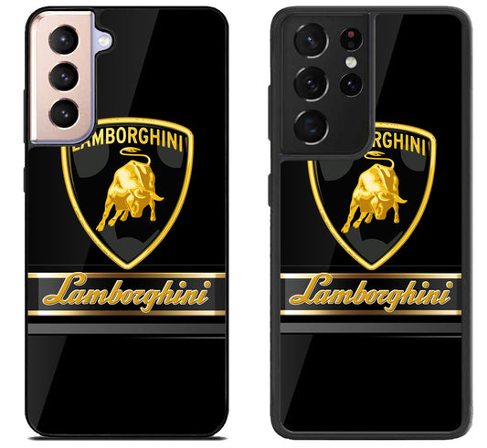 Lamborghini Black Metallic Samsung Galaxy S21 | S21 FE | S21+ | S21 Ultra Case
