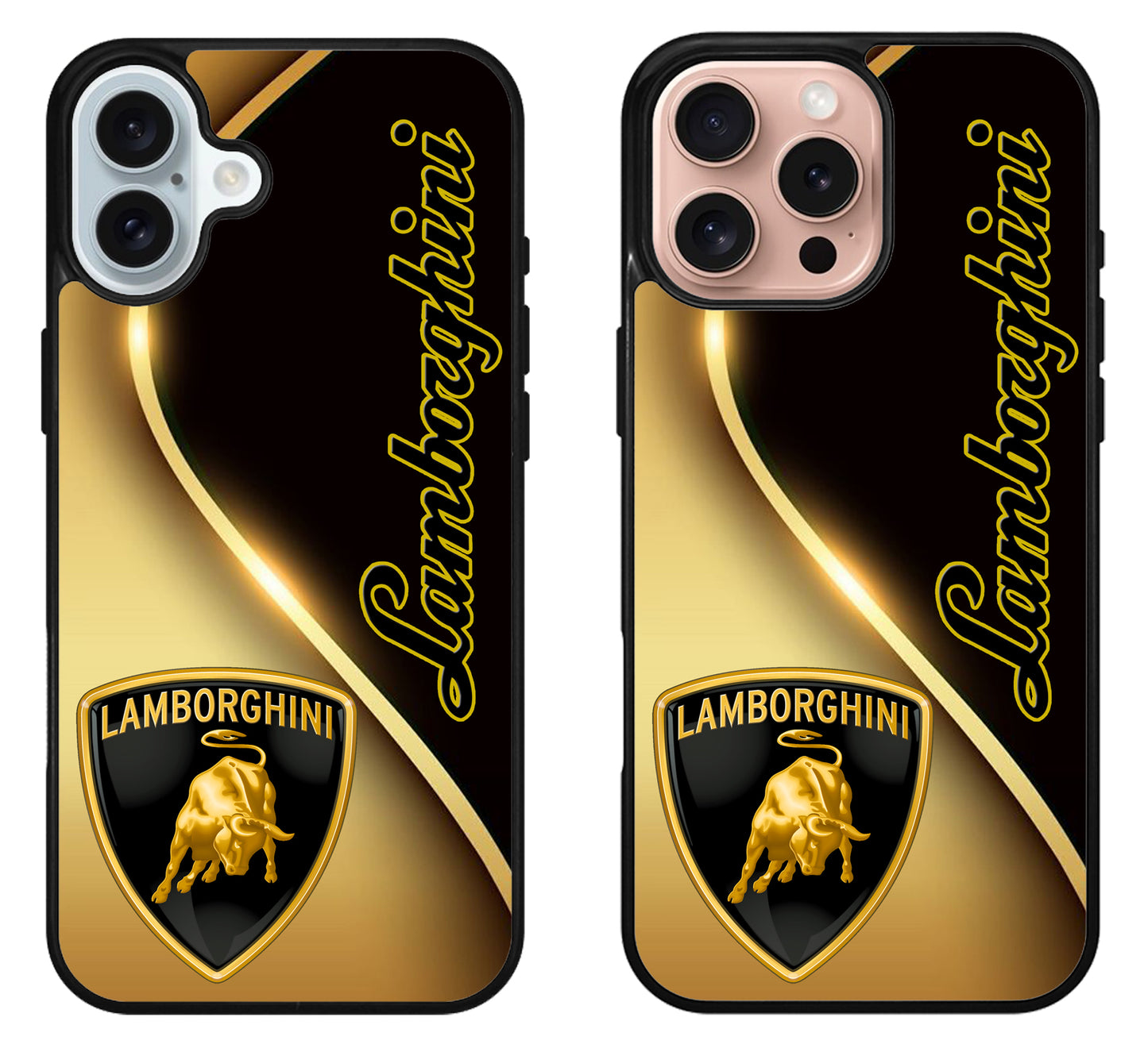Lamborghini Gold Cover iPhone 16 | 16 Plus | 16 Pro | 16 Pro Max Case