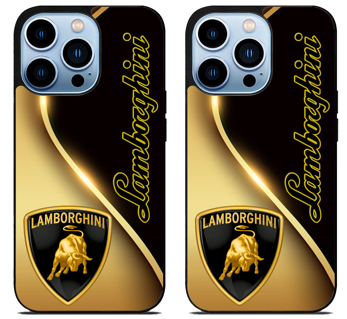 Lamborghini Gold Metallic iPhone 15 Pro | iPhone 15 Pro Max Case
