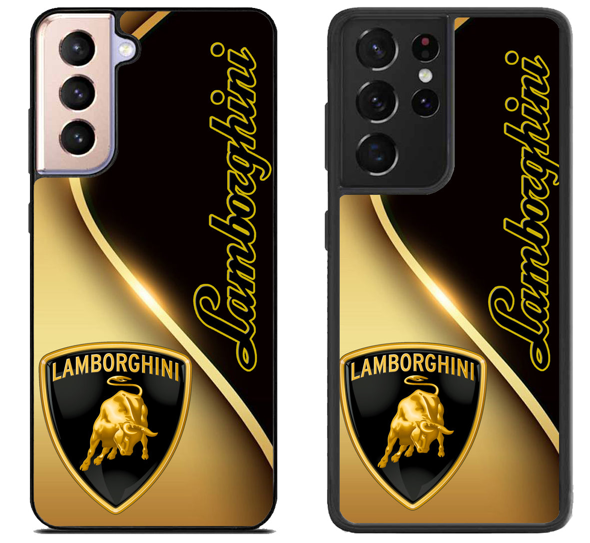 Lamborghini Gold Metallic Samsung Galaxy S21 | S21 FE | S21+ | S21 Ultra Case