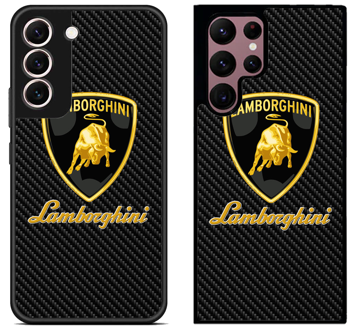 Lamborghini Logo Carbon Samsung Galaxy S22 | S22+ | S22 Ultra Case