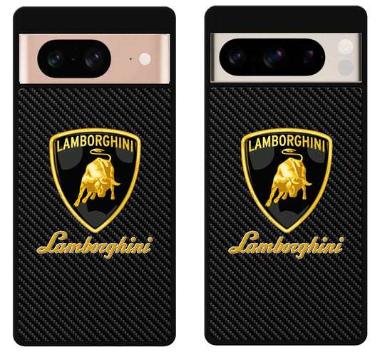 Lamborghini Logo Carbon Google Pixel 8 | 8 Pro Case