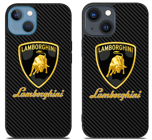 Lamborghini Logo Carbon iPhone 15 | iPhone 15 Plus Case