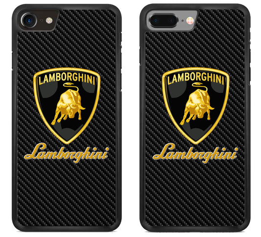 Lamborghini Logo Carbon iPhone 8 | 8 Plus Case