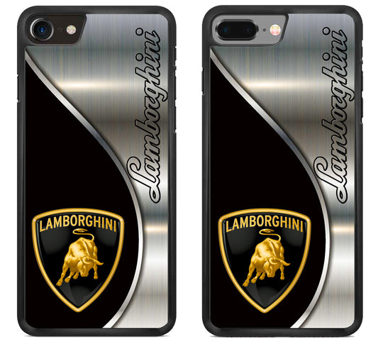 Lamborghini Silver Metallic iPhone 8 | 8 Plus Case