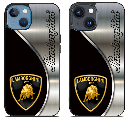 Lamborghini Silver Metallic iPhone 15 | iPhone 15 Plus Case