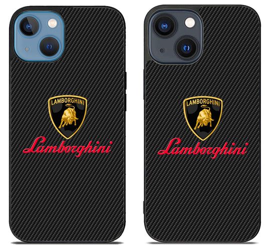 Lamborgini Black Carbon iPhone 15 | iPhone 15 Plus Case