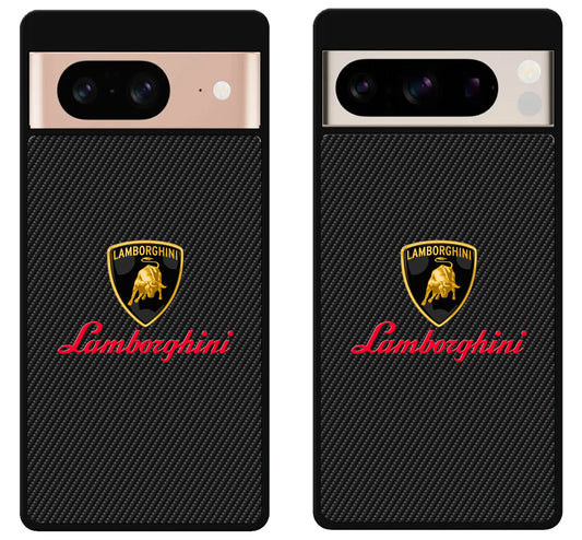 Lamborgini Black Carbon Google Pixel 8 | 8 Pro Case