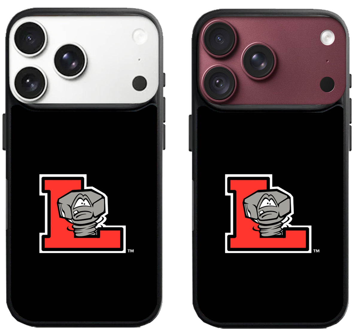 Lansing Lugnuts Logo Black iPhone 18 Pro | 18 Pro Max Case