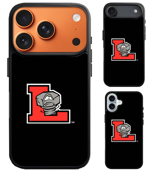 Lansing Lugnuts Logo Black iPhone Air | iPhone 17 | 17 Pro | 17 Pro Max Case