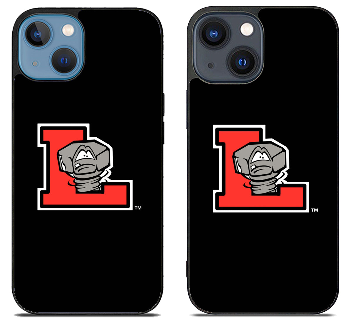 Lansing Lugnuts Logo Black iPhone 15 | iPhone 15 Plus Case
