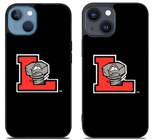 Lansing Lugnuts Logo Black iPhone 15 | iPhone 15 Plus Case