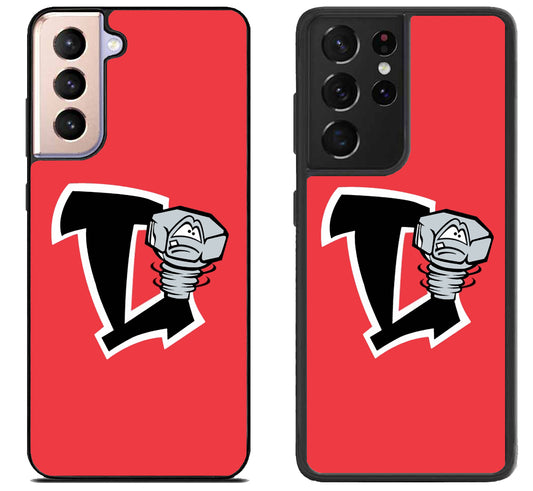 Lansing Lugnuts Logo Red Samsung Galaxy S21 | S21 FE | S21+ | S21 Ultra Case