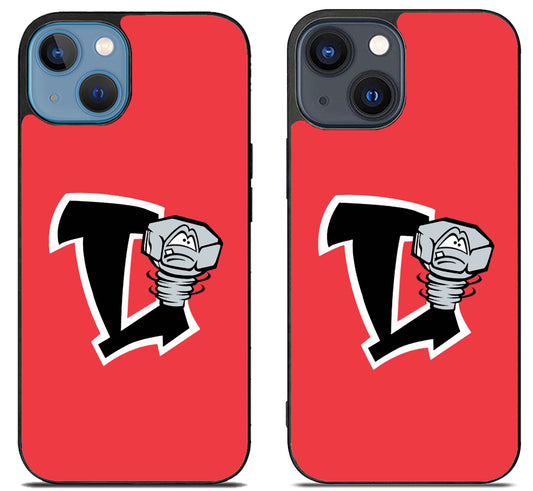 Lansing Lugnuts Logo Red iPhone 15 | iPhone 15 Plus Case