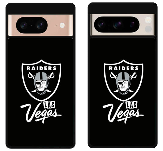 Las Vegas Raiders Black Google Pixel 8 | 8 Pro Case