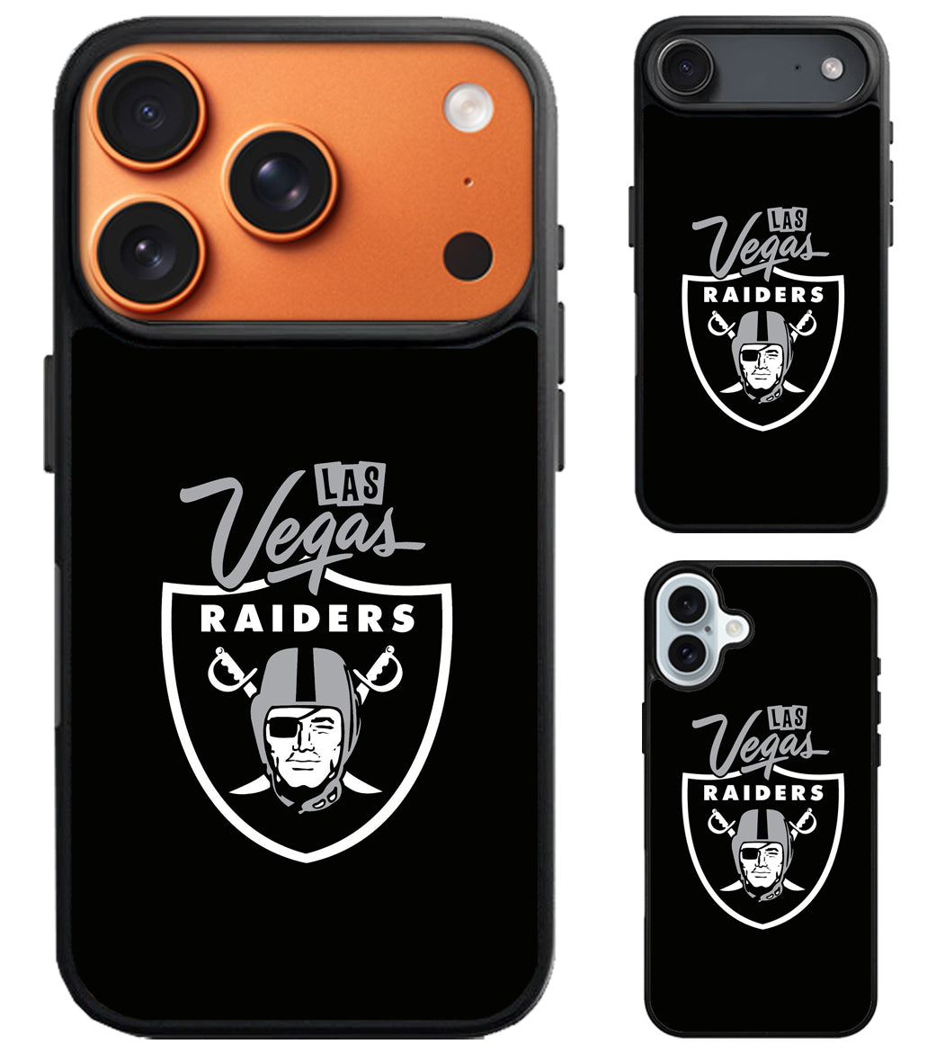Las Vegas Raiders Logo Style iPhone Air | iPhone 17 | 17 Pro | 17 Pro Max Case