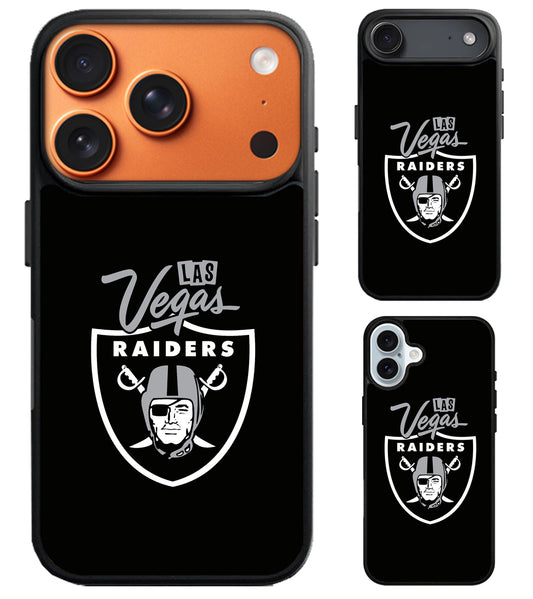 Las Vegas Raiders Logo Style iPhone Air | iPhone 17 | 17 Pro | 17 Pro Max Case