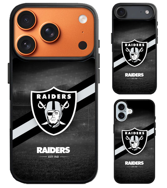 Las Vegas Raiders Logo iPhone Air | iPhone 17 | 17 Pro | 17 Pro Max Case