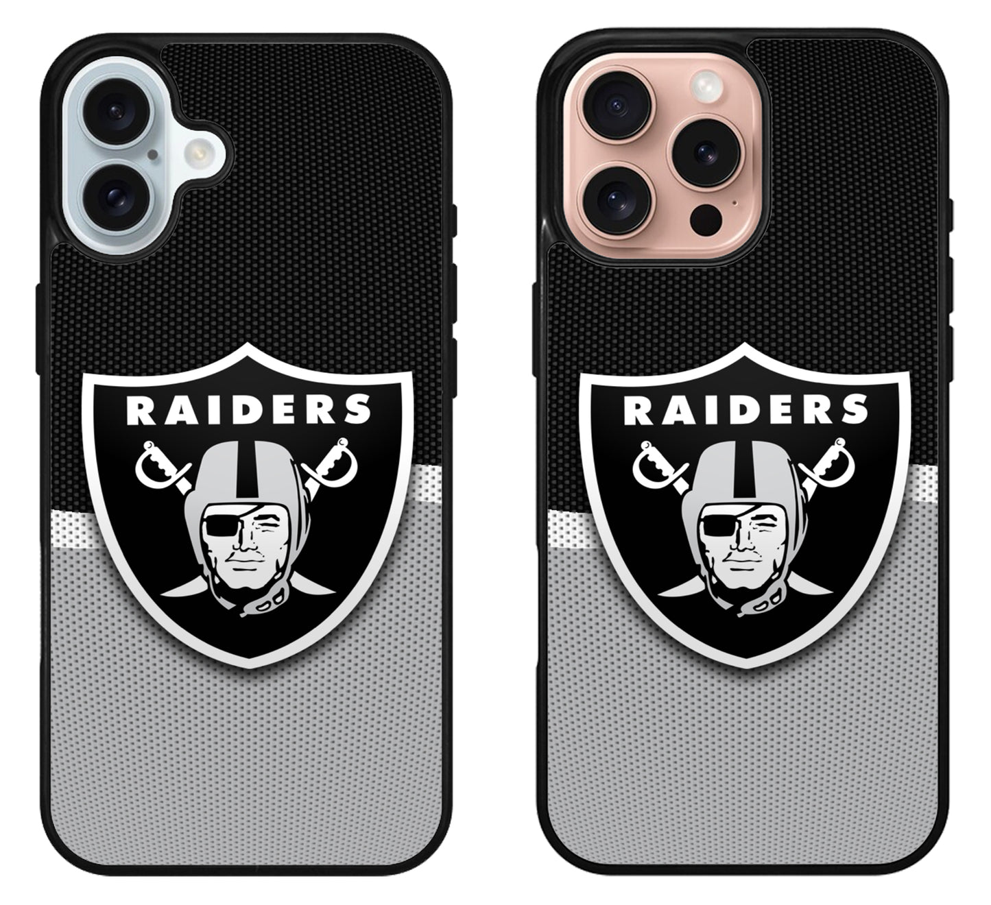 Las Vegas Raiders Stripe iPhone 16 | 16 Plus | 16 Pro | 16 Pro Max Case