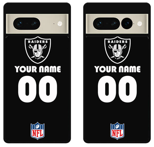 Custom Personalized Las Vegas Raiders NFL Google Pixel 7 | 7 Pro Case