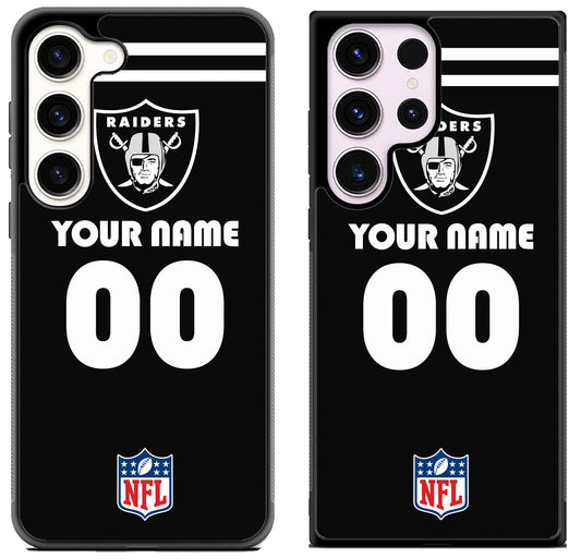 Custom Personalized Las Vegas Raiders NFL Samsung Galaxy S23 | S23+ | S23 Ultra Case