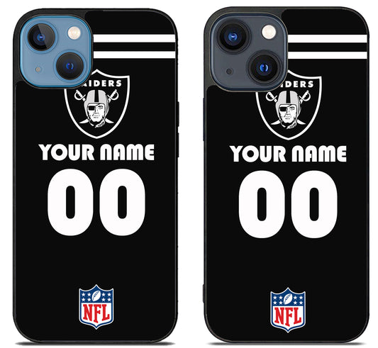 Custom Personalized Las Vegas Raiders NFL iPhone 15 | iPhone 15 Plus Case