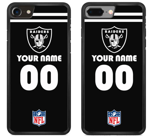 Custom Personalized Las Vegas Raiders NFL iPhone 8 | 8 Plus Case