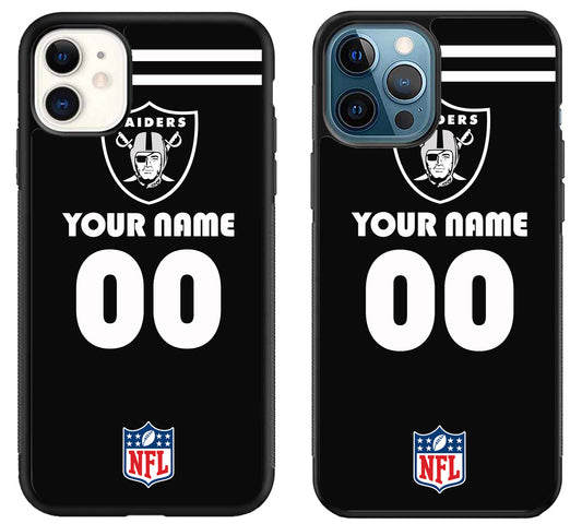 Custom Personalized Las Vegas Raiders NFL iPhone 11 | 11 Pro | 11 Pro Max Case