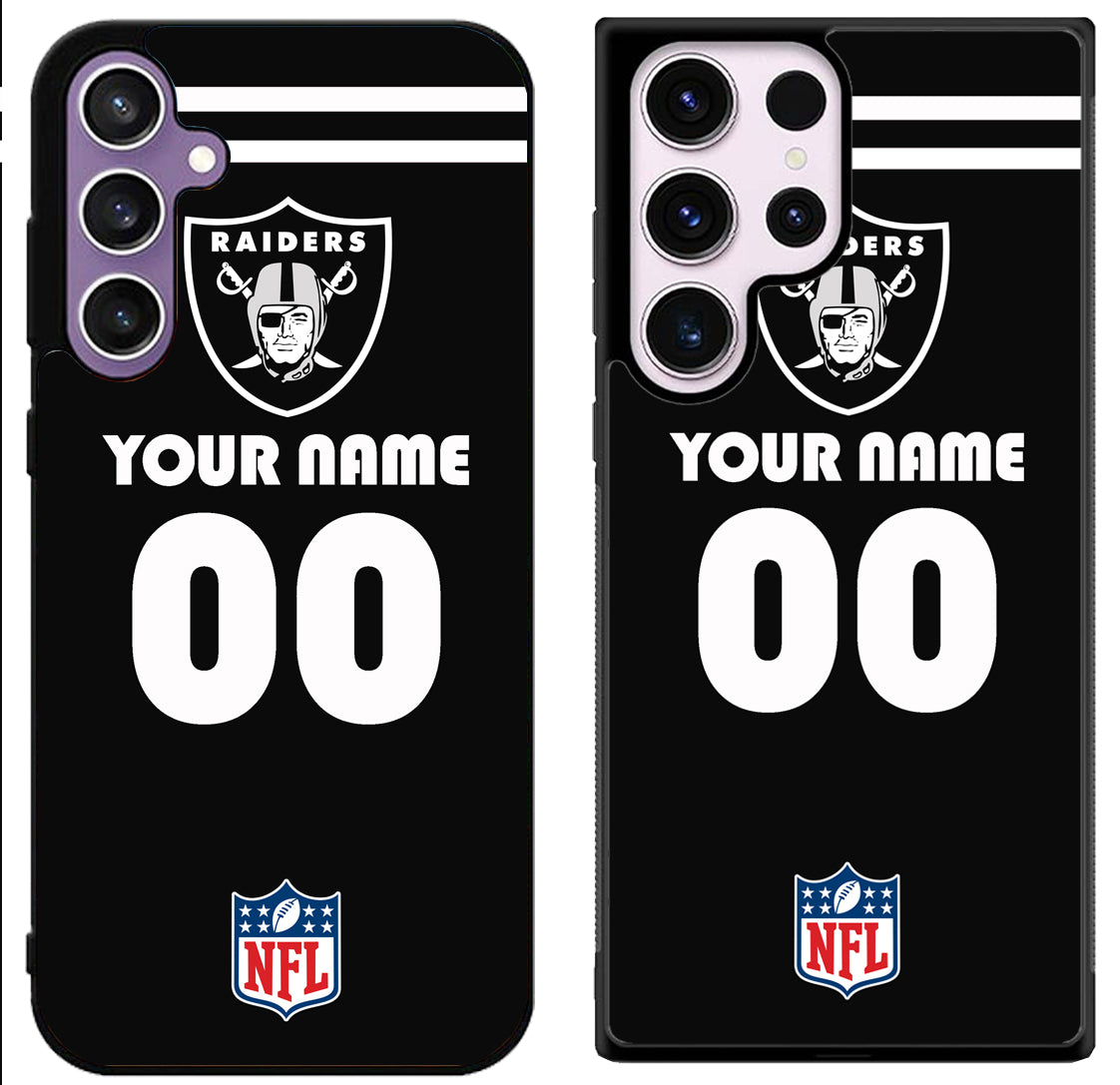 Custom Personalized Las Vegas Raiders Samsung Galaxy S24 | S24+ | S24 Ultra Case