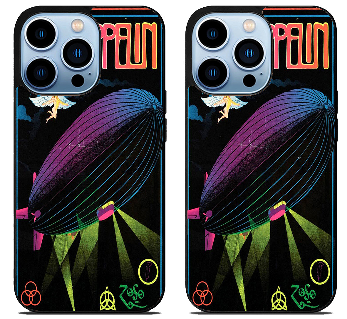Led Zeppelin Logo iPhone 15 Pro | iPhone 15 Pro Max Case